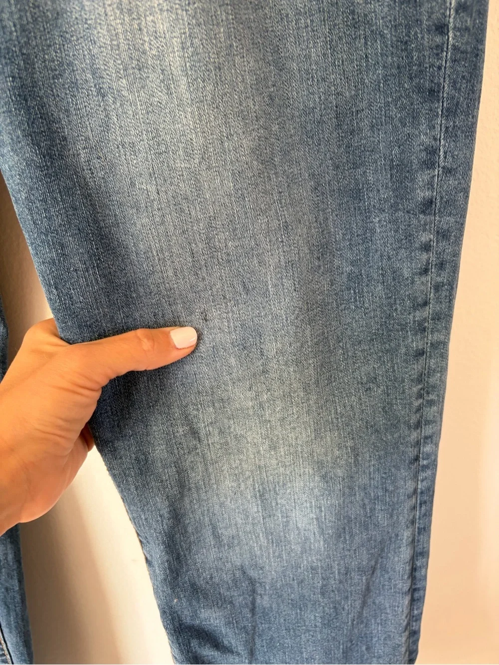 True Religion Ricky SN Flap Relaxed Straight Jeans Blue Red Stitch Y2K Size 38